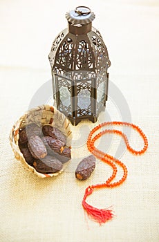 Ramadan light and dates