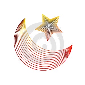 Ramadan moon stars design