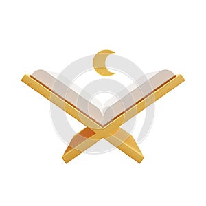 Ramadan Quran 3D Render Element