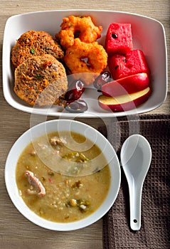 Ramadan rice soup tamilnadu photo