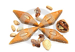 Ramadan sweet - paklava with nuts