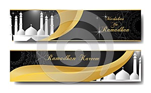 Ramadhan banner templates photo
