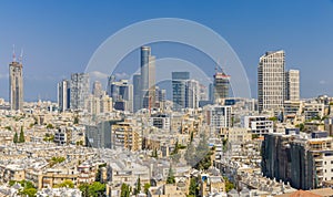 Ramat Gan And Givatayim Skyline At Day, Ramat Gan Cityscape, Israel