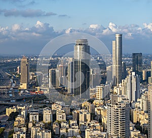 Ramat Gan And Tel Aviv Skyline, New Skyscraper In Ramat Gan