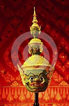 Ramayana khon mask photo