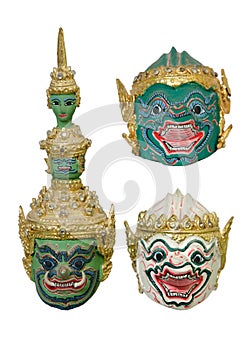 Ramayana khon mask photo