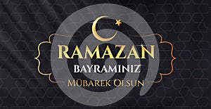 Ramazan Bayraminiz dark banner