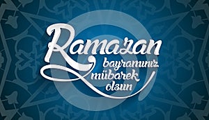 Ramazan bayraminiz mubarek olsun. Translation from turkish: Happy Ramadan