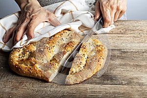 ramazan pidesi, a special turkish flatbread