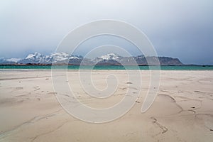 Ramberg beach, Lofoten islands, Norway