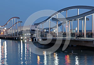 Rambla De Mar, Barcelona - Spain photo