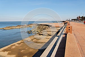 Rambla in Montevideo Uruguay