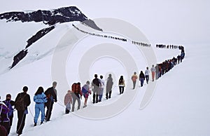 Rambler. to the mountainpeak