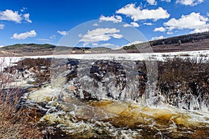 Rambunctious river in Altai mountains