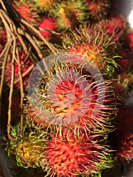 Rambutan fruits