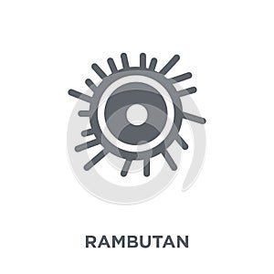 Rambutan icon from Fruit and vegetables collection.