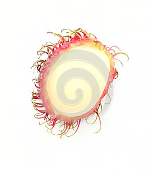 Rambutan red tropical fruit