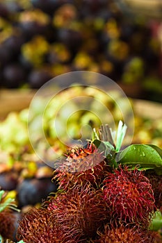 Rambutan, snow pears and mangosteen