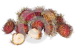 Rambutans Isolated