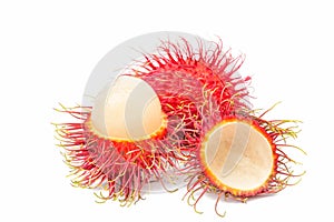 Rambutans, a sweet fruit close up