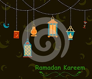 Ramdan Kareem greetings background