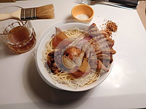 Ramen food canard japon noodles photo