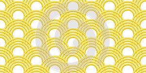 Ramen noodle seamless pattern background.