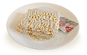 Ramen Noodles Uncooked with Beef Flavor Packet
