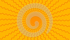 Ramen round vector pattern, yellow noodle, italian pasta