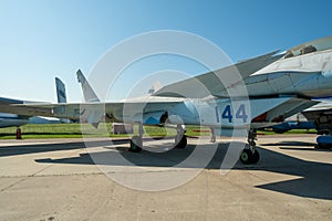 `RAMENSKOE` AIRFIELD ZHUKOVSKY, RUSSIA -AUGUST 30, 2019: MAKS 2019 INTERNATIONAL AVIATION AND SPACE SALON.