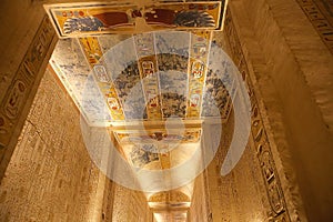 The Ramesses IV tomb in the Valley of the Kings, Luxor, Egypt