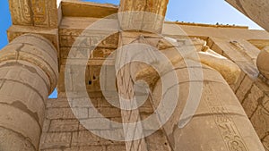 The Ramesseum is the memorial temple or mortuary temple of Pharaoh Ramesses II. It is located in the Theban necropolis in Upper