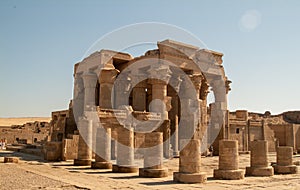 The Ramesseum on the West Bank in Luxor, Egypt