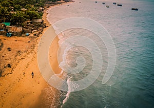 Rameswaram sea shore view from Pamban bridge