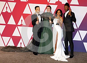 Rami Malek, Olivia Colman, Regina King and Mahershala Ali