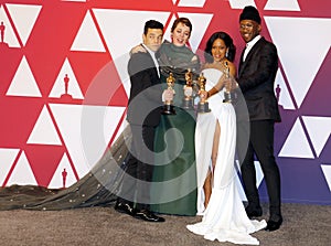 Rami Malek, Olivia Colman, Regina King and Mahershala Ali