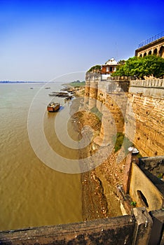 Ramnagar Fort by river Ganges photo