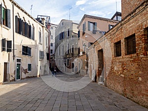 Ramo de le Oche street, Venice, Italy