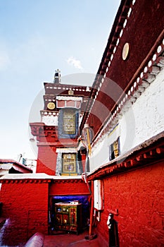 Ramoche temple in Lhasa city