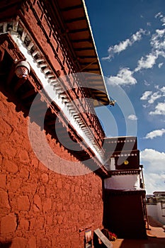 Ramoche temple in Lhasa city