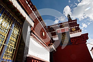 Ramoche temple in Lhasa city