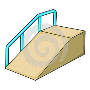 Ramp for the disabled icon, cartoon style