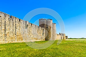 The ramparts of Aigues-Mortes are a masonry enclosure protecting the town center of Aigues-Mortes, in the Gard, France