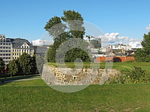 Ramparts and bastions of the castle in Oslo