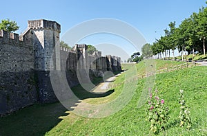 The ramparts of the medieval city of Provins