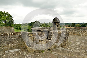 The ramparts of the village of Navarrenx in Bearn