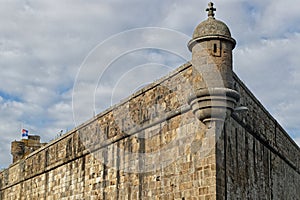 The ramparts of the walled city of Saint-Malo