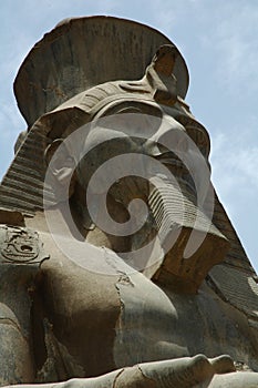 Ramses ii at luxor temple
