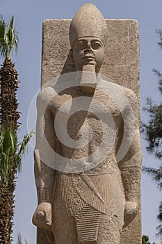 Ramses II statue in Memphis