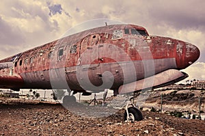 Ramshackle airplane